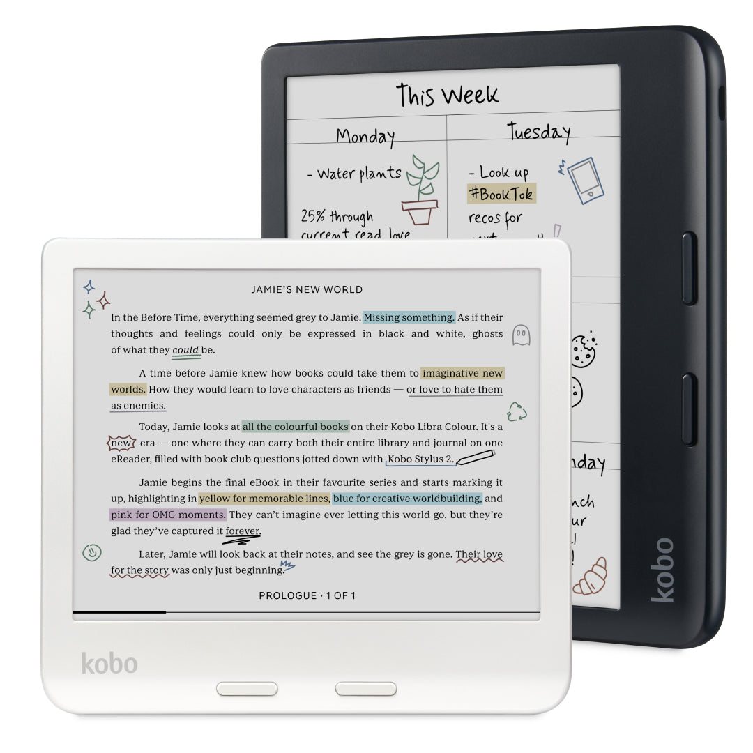 Rakuten Kobo Libra Color e-reader - drawing tablet