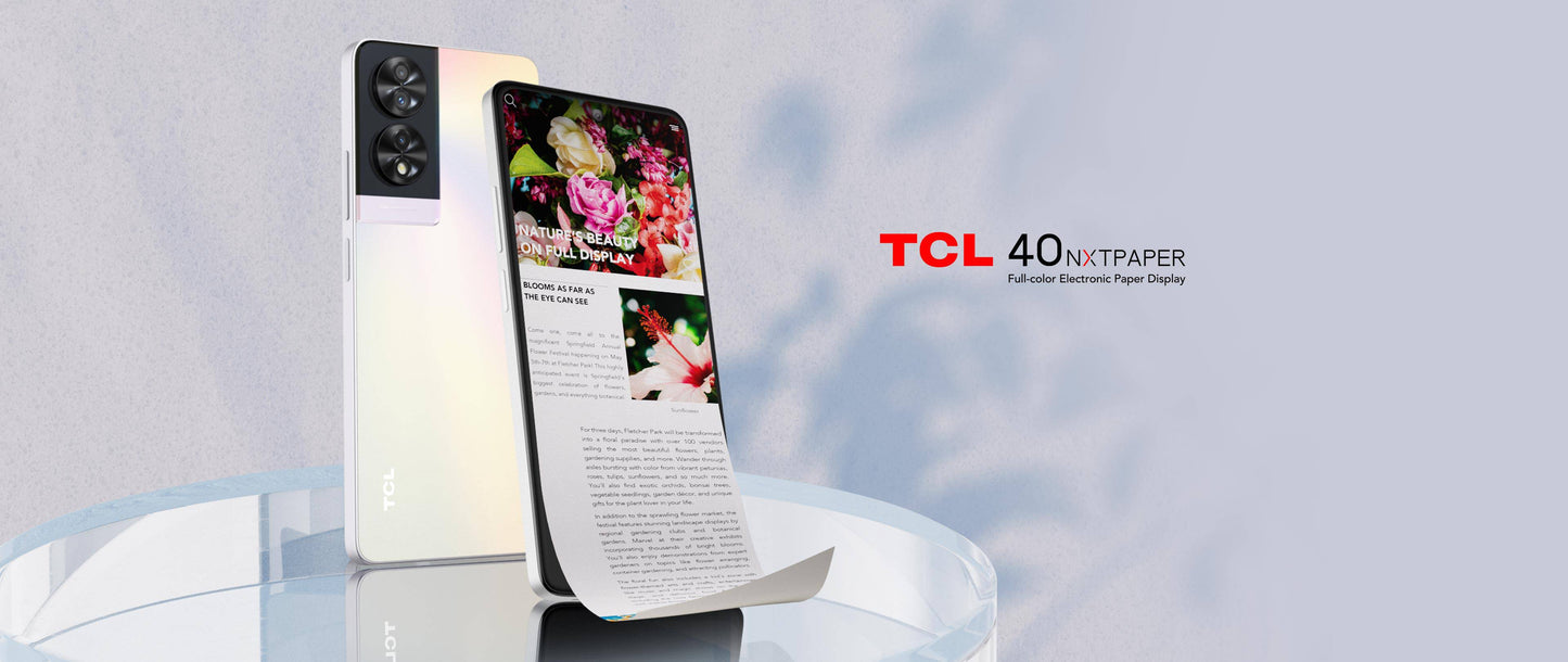 TCL 40 Nxtpaper Smartphone Android 13 + Google Play 4G