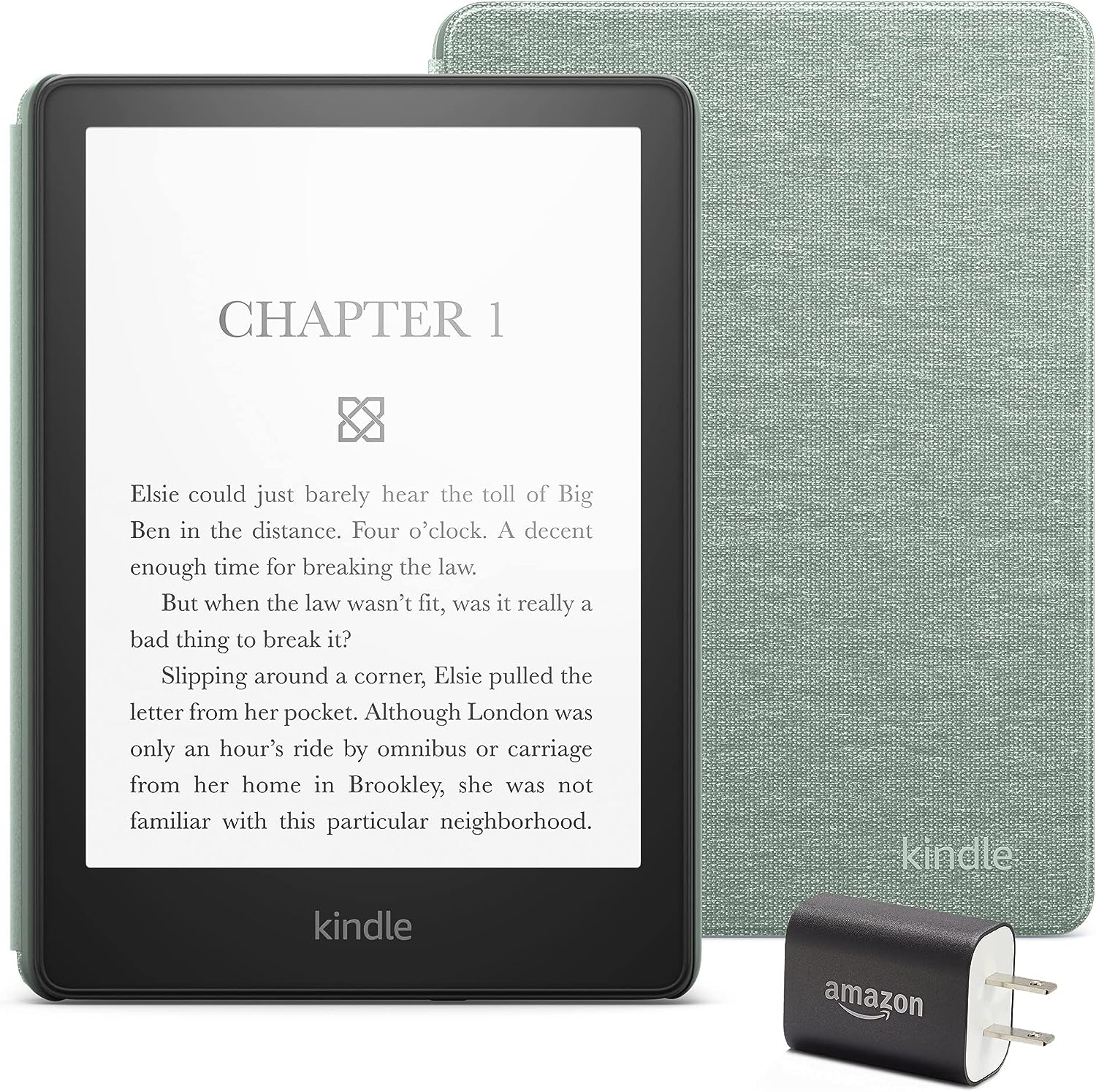 Kindle Paperwhite (16 GB) – Now with a larger display, adjustable  warm light, increased battery life, and faster page turns – Agave Green