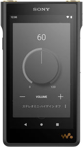 Sony Walkman 128GB WM1 Series NW-WM1AM2: Equipped with Android/USB-TtpeC Cable Compatible/DSDDSD 11.2MHz Native Playback PCM 384kHz/32bit Playback/Equipped with DSEE Ultimate DSD Remastering Engine