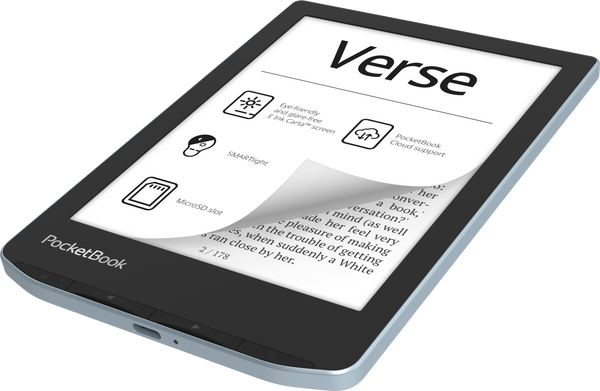 Pocketbook Verse e-reader - with page turn buttons