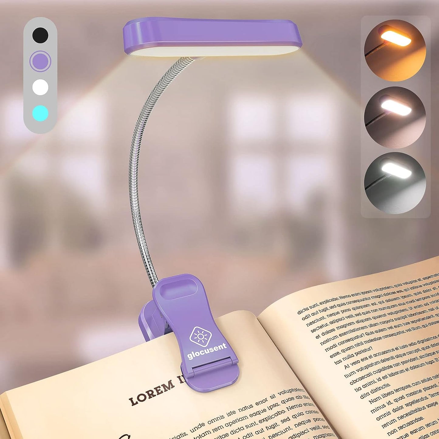 Warm and Cool Lighting Book Light for Remarkable and Supernote