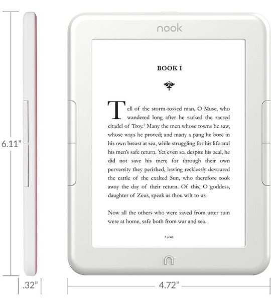 NOOK GlowLight 4 Pearl Pink Limited Edition