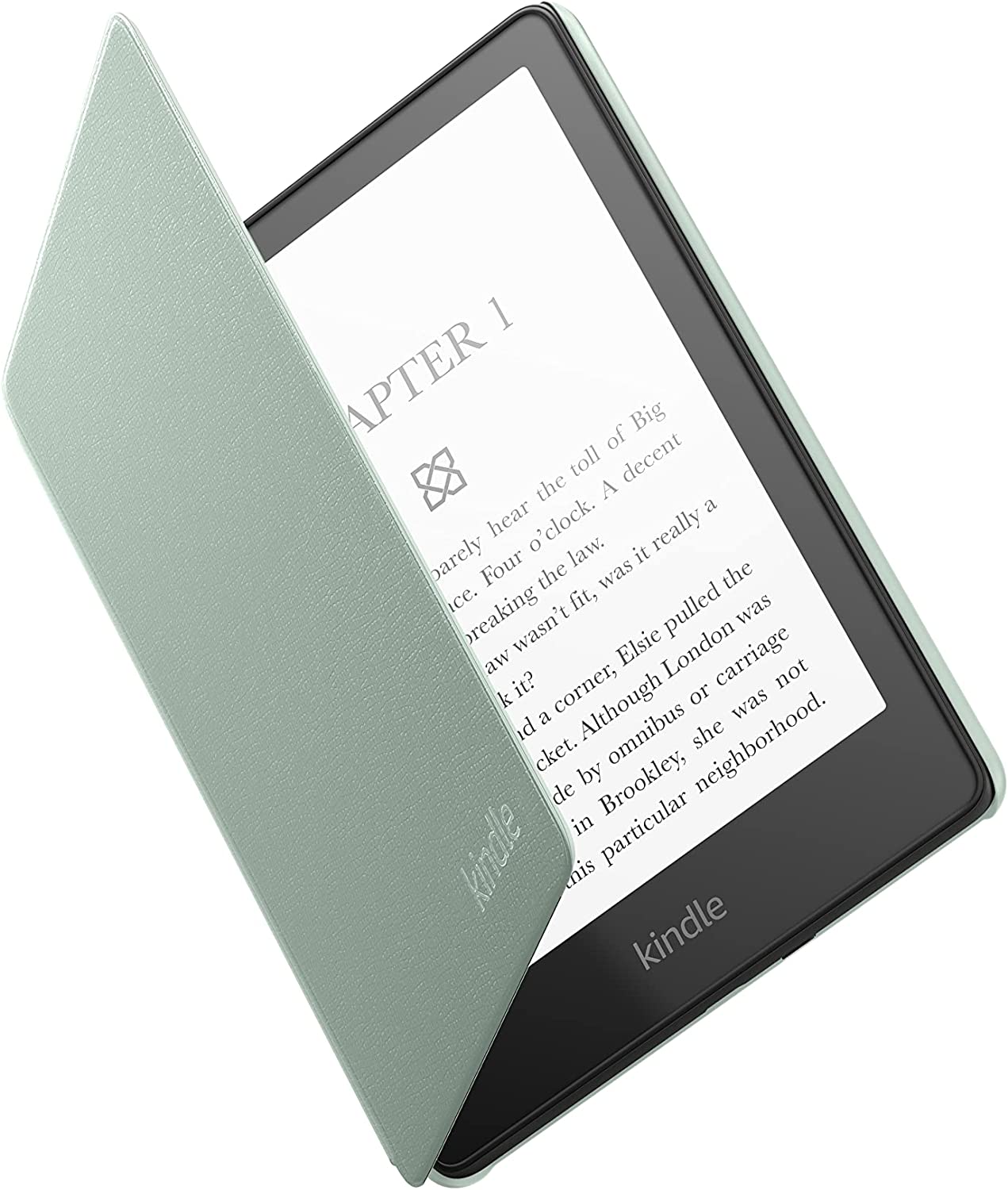 Kindle Paperwhite Leather  Cover (10th Gen), Black