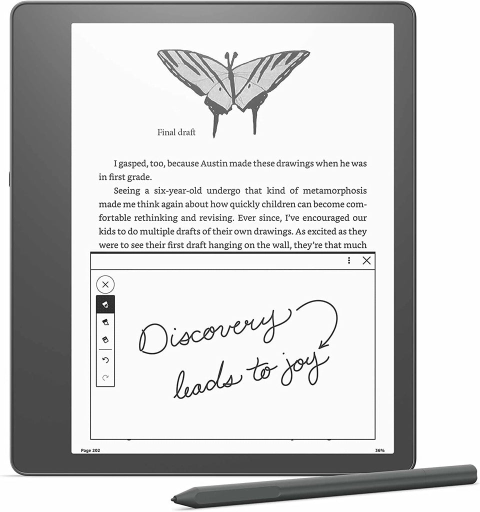  Kindle Scribe Fabric Cover (Only Fits Kindle Scribe) - Black