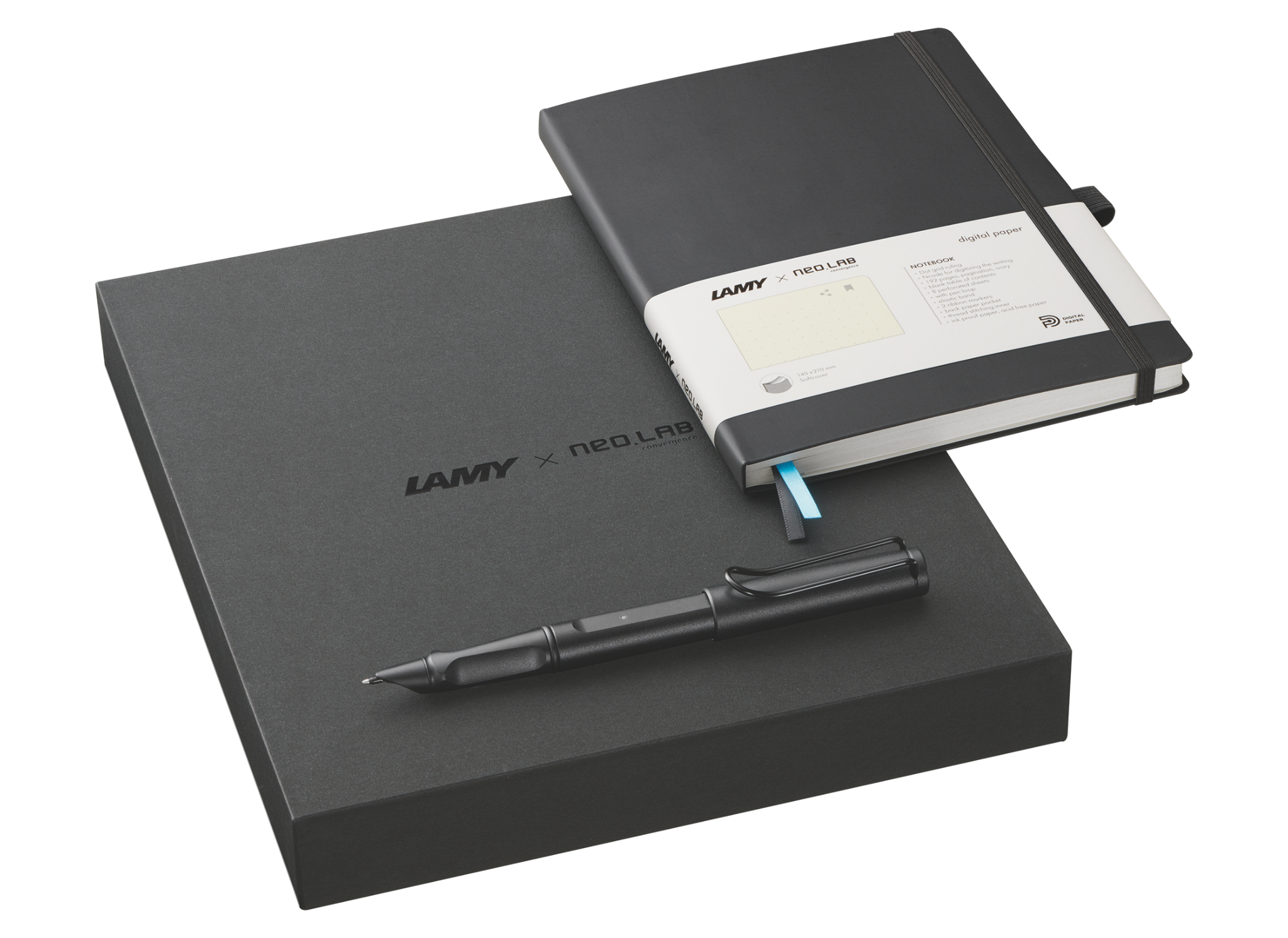 Lamy Hardcover Notebook Black A5 - Blank Paper