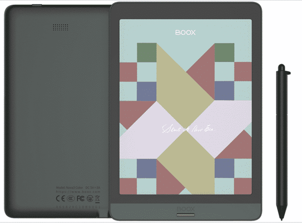 Onyx Boox Nova 3 Color e-reader with Free Case